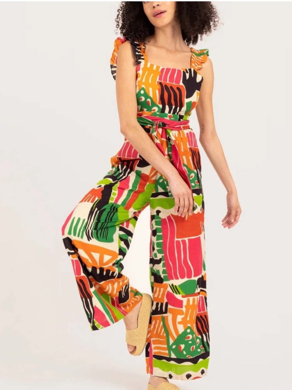 Anthropologie Bel Kazan Evie Rio wide-leg Jumpsuit